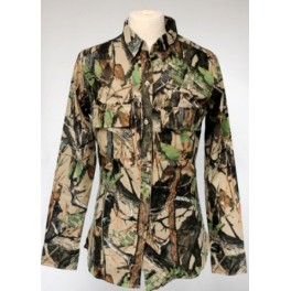 Chemise camouflée Femme chasse aventure airsoft